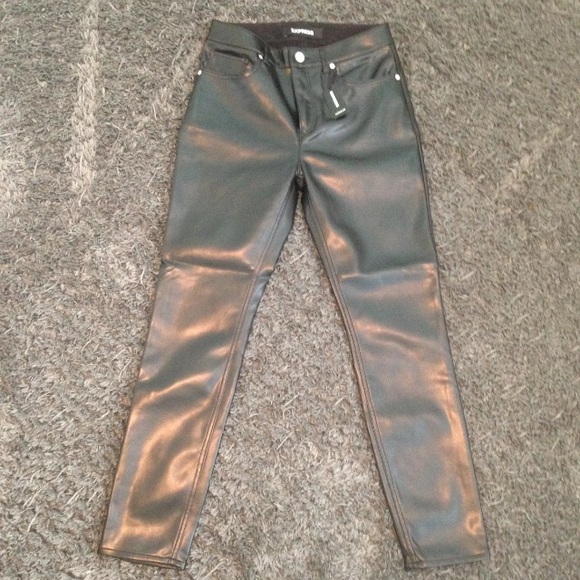 express black leather pants